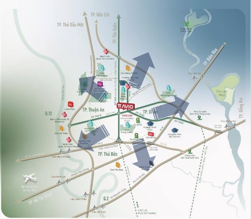 TT Avio Dĩ An – Sức hút mới trên bản đồ đầu tư Bình Dương 2