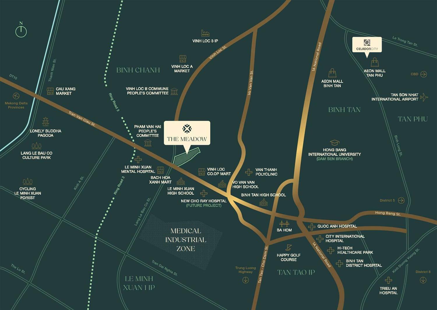 tiềm năng tăng giá của The Meadow Bình Chánh 2